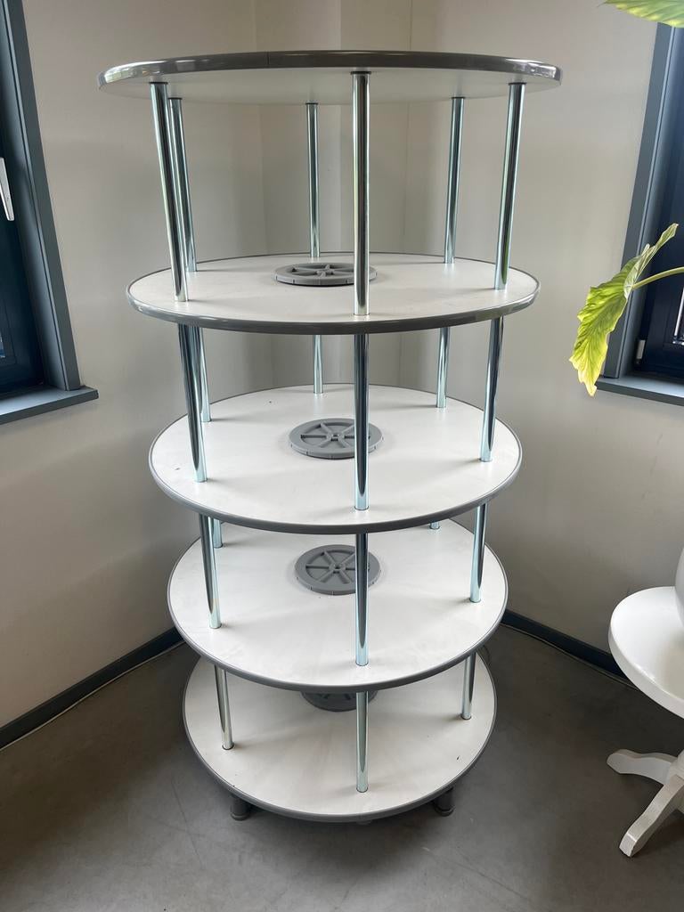Praktische Ordner Carrousel - Efficiënte Opslag, Ophalen, Gebruikt