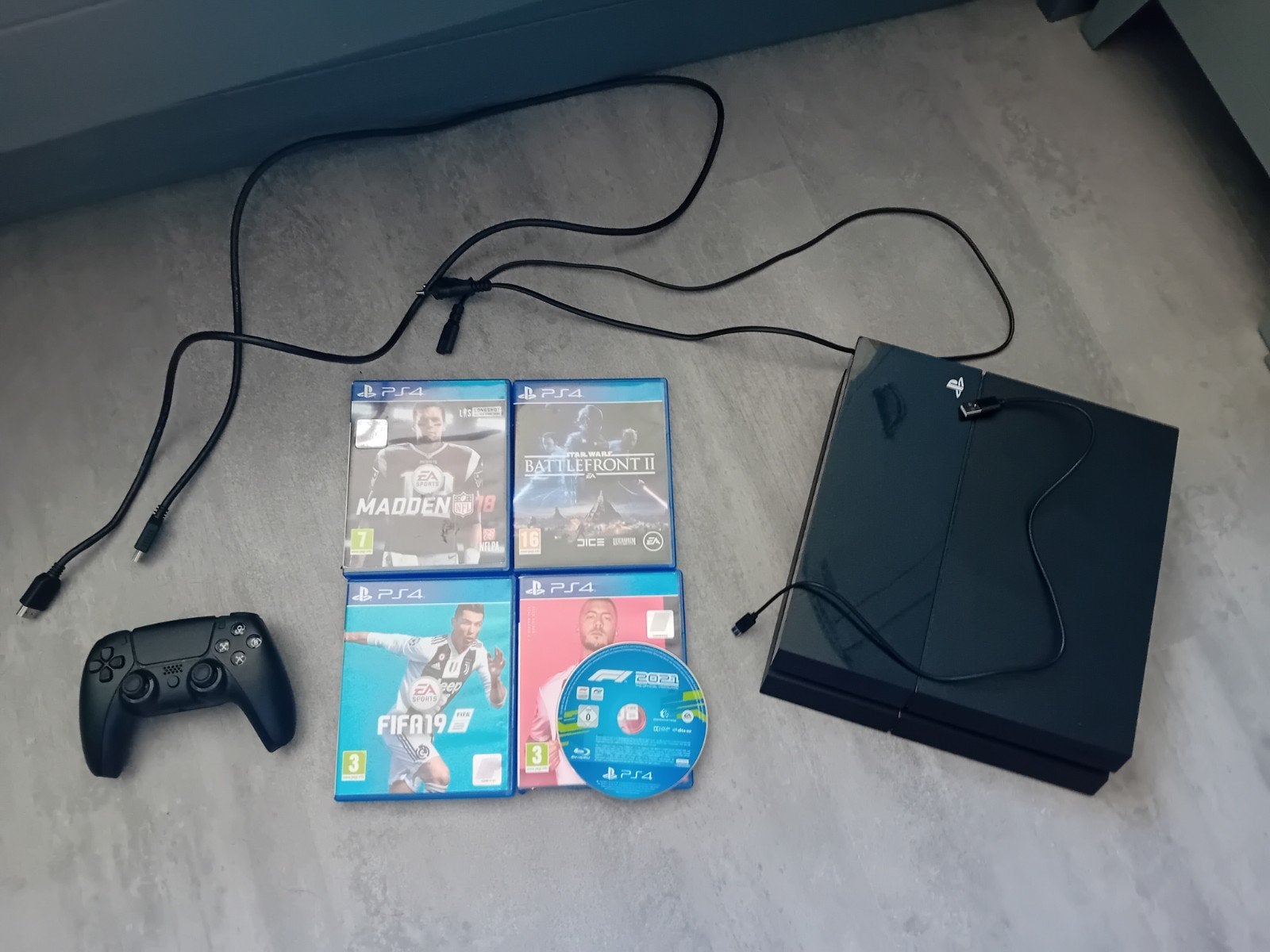 PlayStation 4 (PS4) met games en controller, Ophalen of Verzenden, Met 1 controller, Original, 500 GB