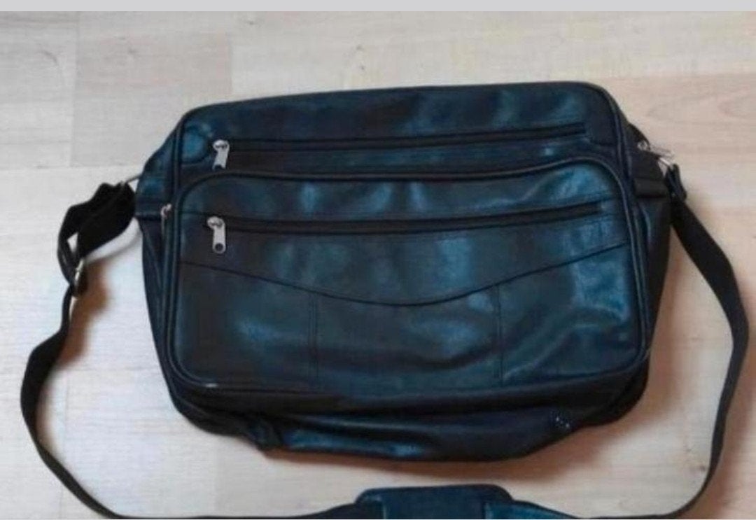 Zwarte school/werk- tas, Ophalen of Verzenden, Zo goed als nieuw, Zwart