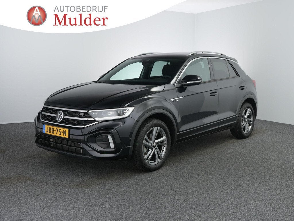 Volkswagen T-Roc 1.5 TSI R-Line Edition | IQ Light | Trekhaa, 4 cilinders, Zwart, Bedrijf, SUV of Terreinwagen