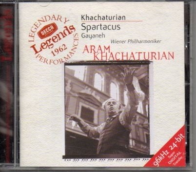 Khachaturian: Spartacus, Gayaneh; Glazunov: The Seasons, Ophalen of Verzenden, Romantiek, Zo goed als nieuw, Orkest of Ballet