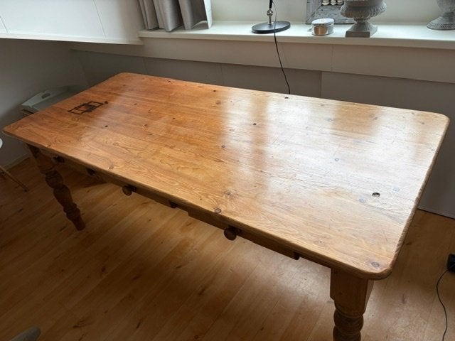 Grenen Tafel, Ophalen, Gebruikt, 50 tot 100 cm, Vijf personen of meer