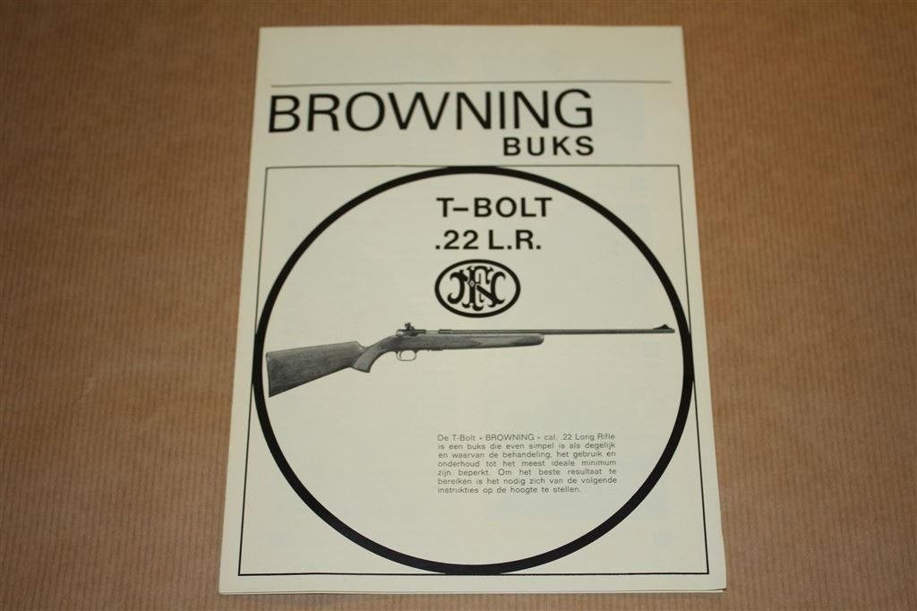Zeldzame brochure - Browning Buks - Circa 1975, Ophalen of Verzenden, Zo goed als nieuw