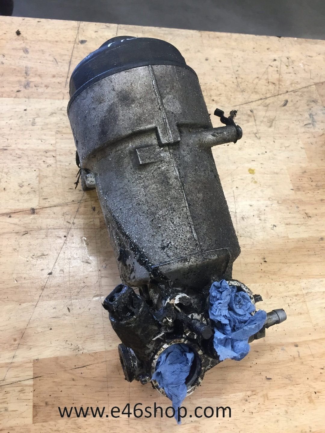 Oliefilterhuis BMW E38 740I M60 MOTOR, Gebruikt, -, -, Ophalen of Verzenden