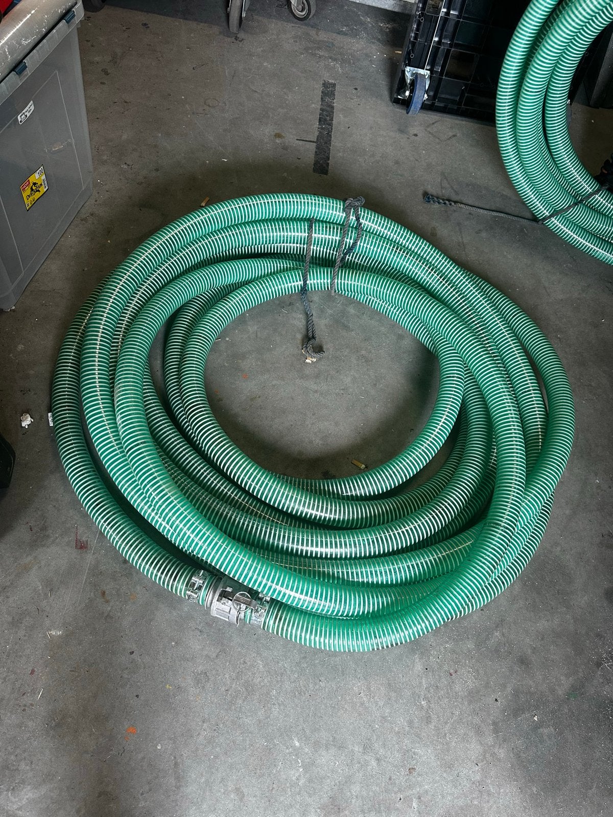 Tricoflex zuigslang ca 40-50 meter met Camlock koppelingen, Ophalen of Verzenden
