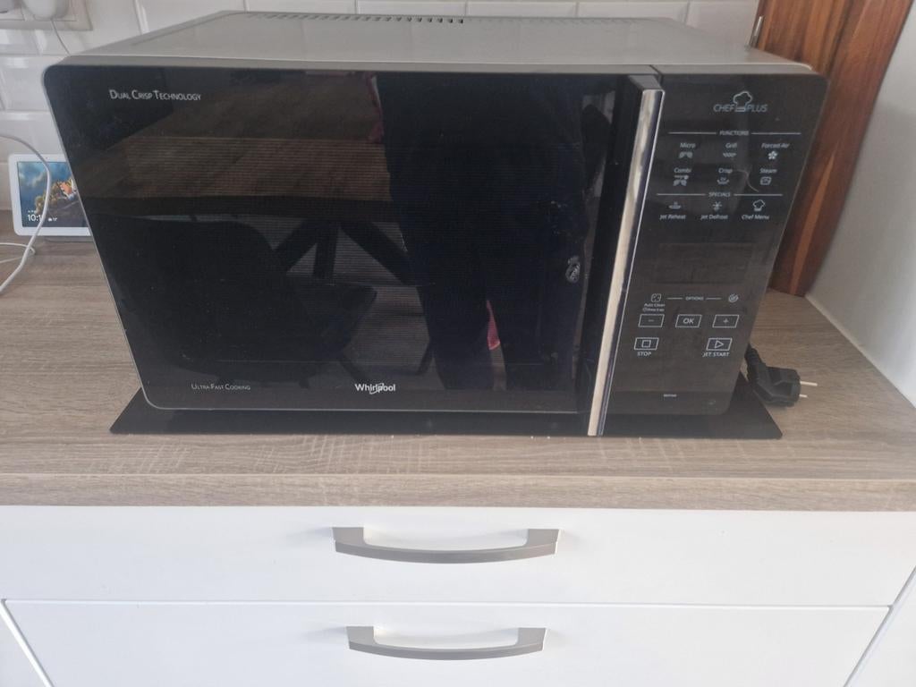 Whirlpool combimagnetron oven, Ophalen, Combimagnetron, Gebruikt, Hete lucht