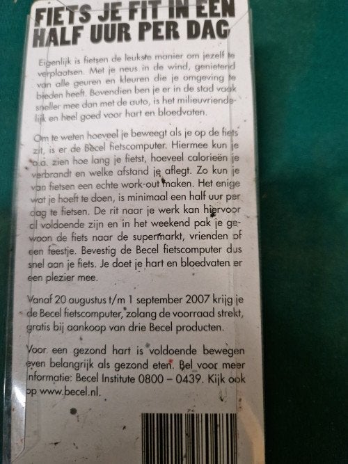 fietscomputer becel nieuw, Ophalen of Verzenden, 'T Olde Gre-j, Info@toldegrej.nl, Endepoelstraat 20f Didam