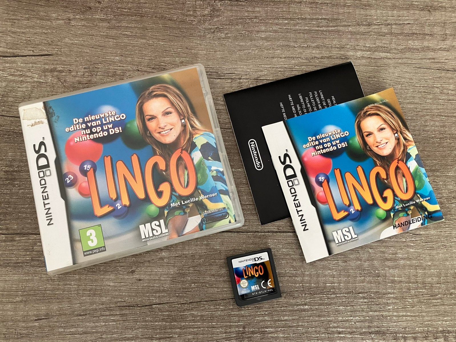 Lingo Nintendo DS - Woordspel met Lucille Werner, Puzzel en Educatief, 1 speler, Ophalen of Verzenden, Zo goed als nieuw