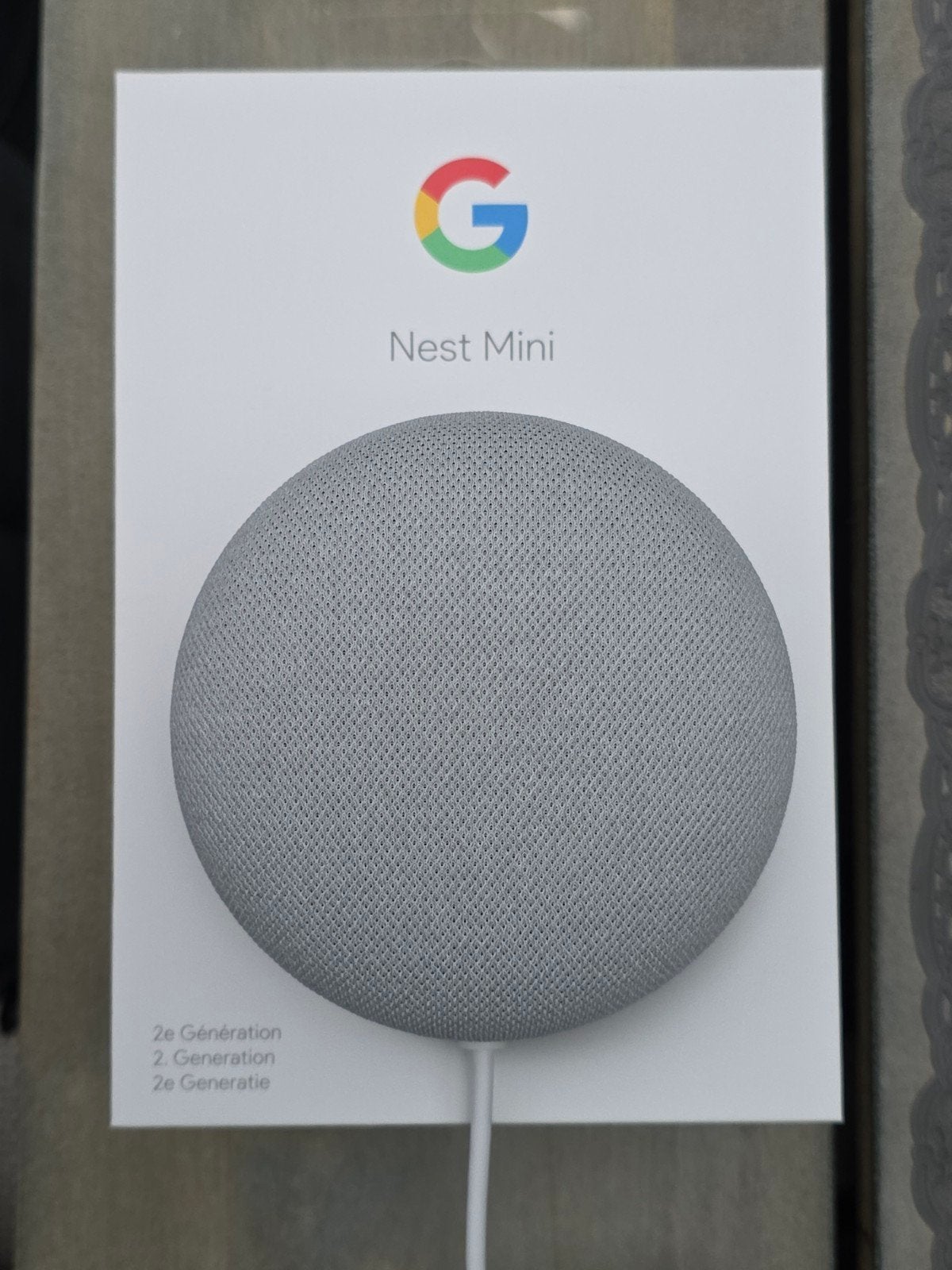 Gloednieuwe Google Nest Mini, Ophalen, Minder dan 60 watt, Overige typen, Google