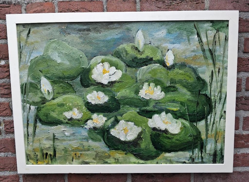 Tineke Roorda, waterlelies, Ophalen of Verzenden