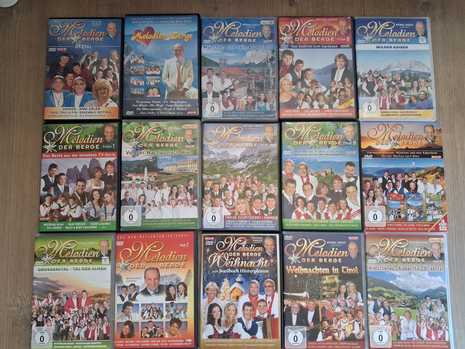 Grote collectie partij  meer dan 100 DVD's Duits en volksmuz, Alle leeftijden, Ophalen, Gebruikt, Duits