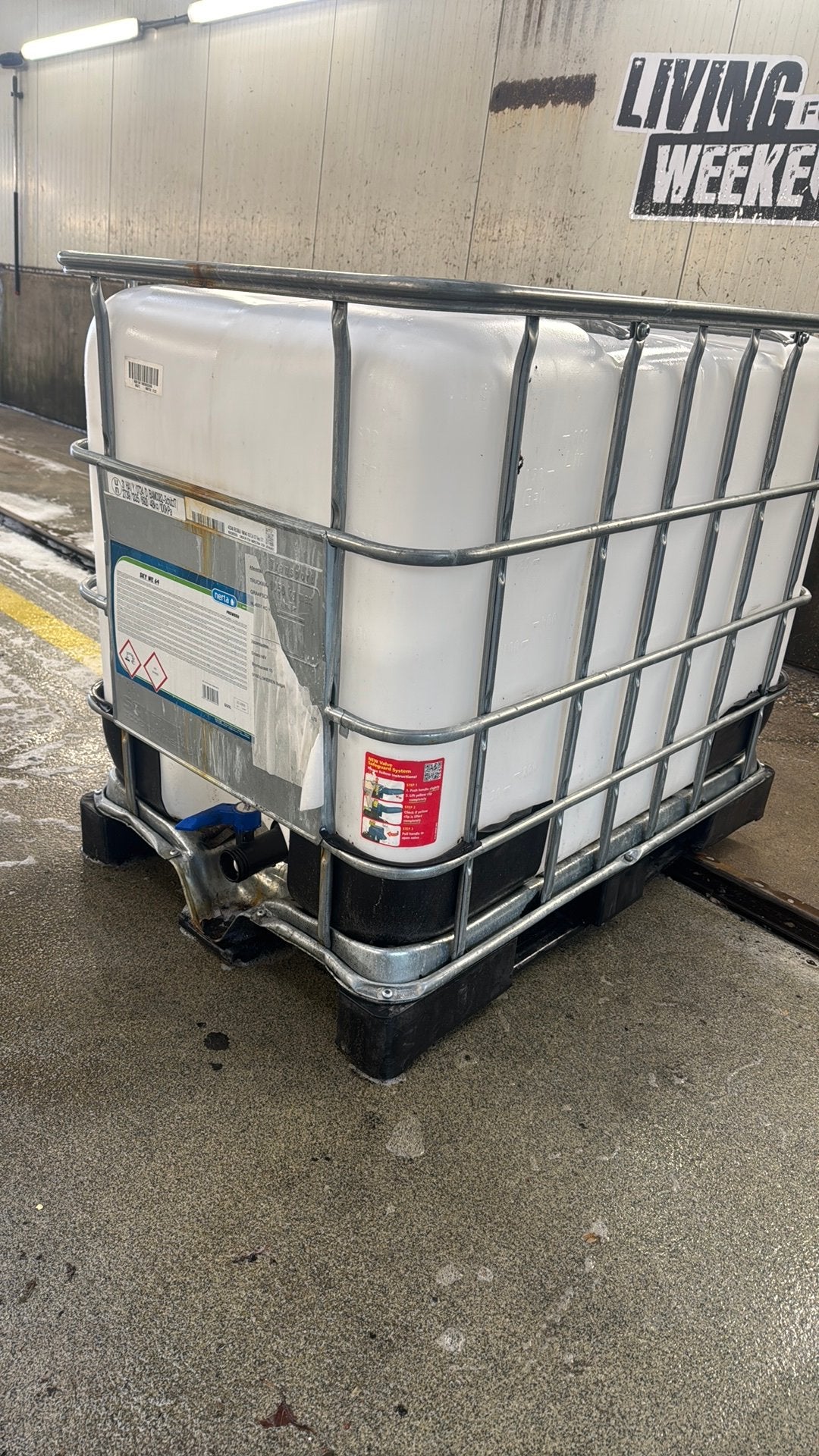 600 liter ibc, 150 liter of meer, Ophalen of Verzenden, Zo goed als nieuw