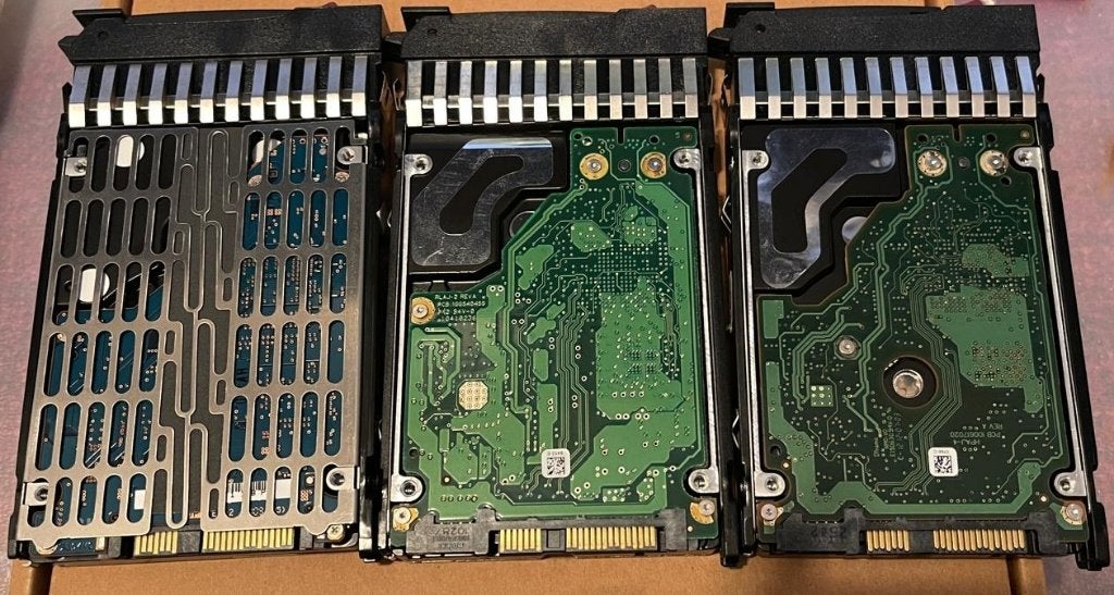 3x 300GB 10K 2.5" SAS HP disks, Ophalen, Intern, Gebruikt, SAS