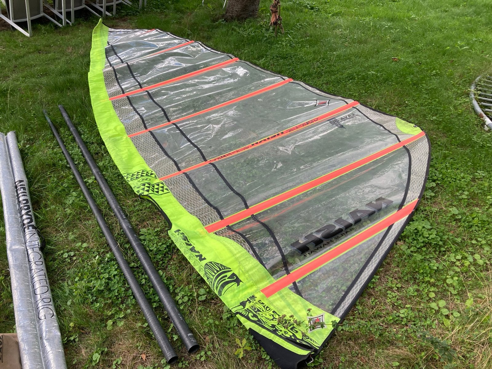Neilpryde mast 520 100% carbon 1,9kg IMCS 32 CC, Watersport en Boten, Ophalen, Gebruikt, Mast, 8 m² of meer