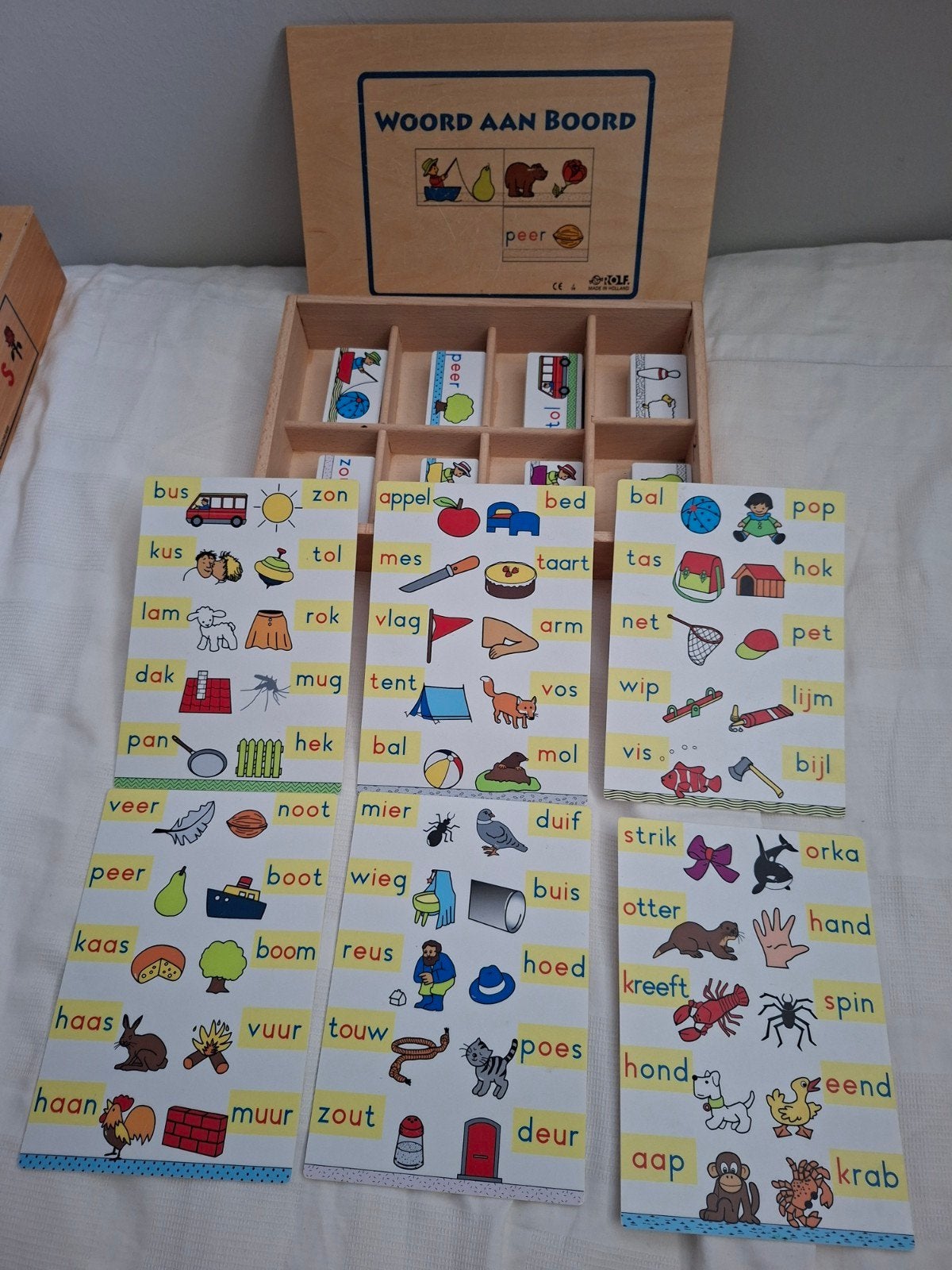 Rolf Woord aan Boord - Educatief Spellenset, Kinderen en Baby's, Ophalen of Verzenden, Gebruikt, Taal en Lezen