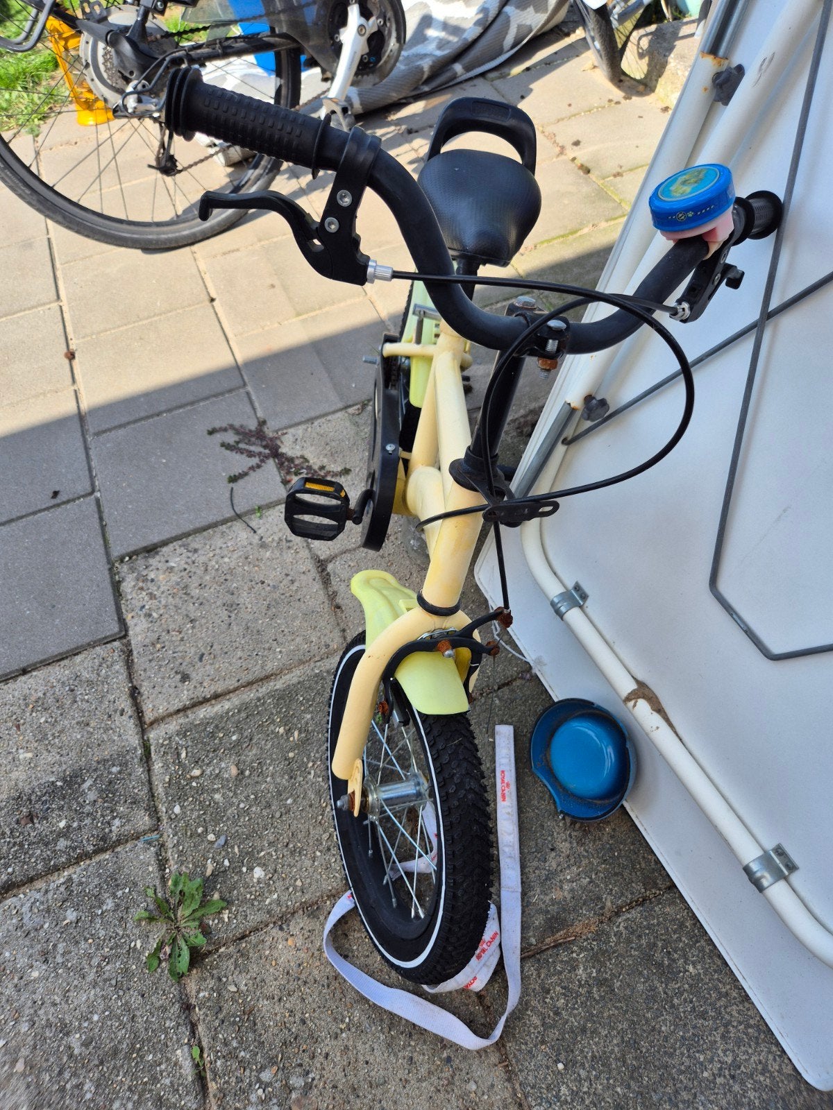kinderfiets  tegen elk aannemelijk bod, Ophalen, Gebruikt, Schijfrem