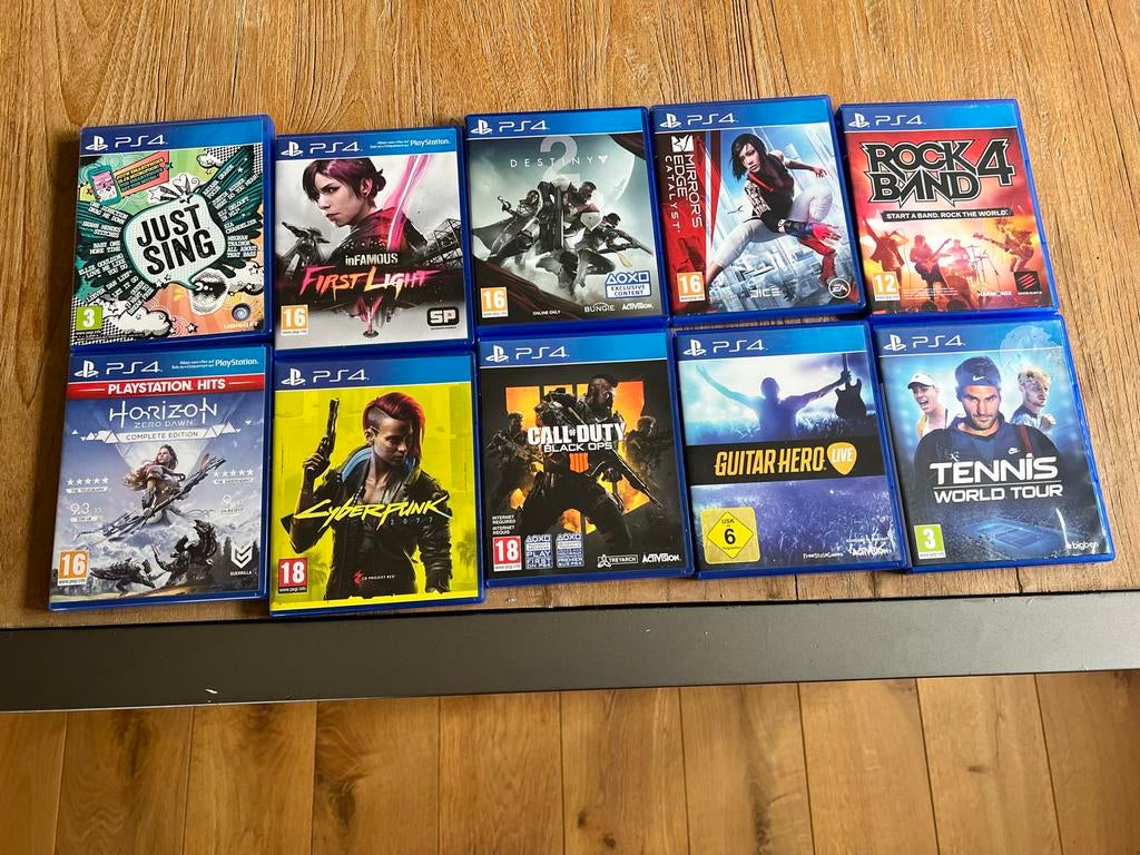 PS4 Games Bundel - 10 Topgames voor PlayStation 4, Ophalen of Verzenden, Zo goed als nieuw