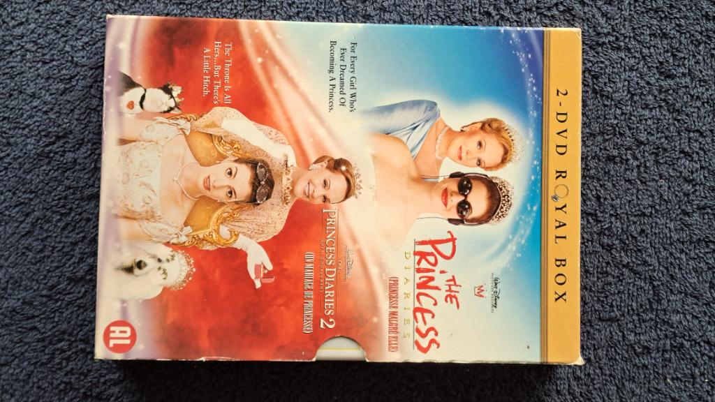 The Princess Diaries 1 & 2  "Anne Hathaway", Cd's en Dvd's, Alle leeftijden, Ophalen of Verzenden, Zo goed als nieuw