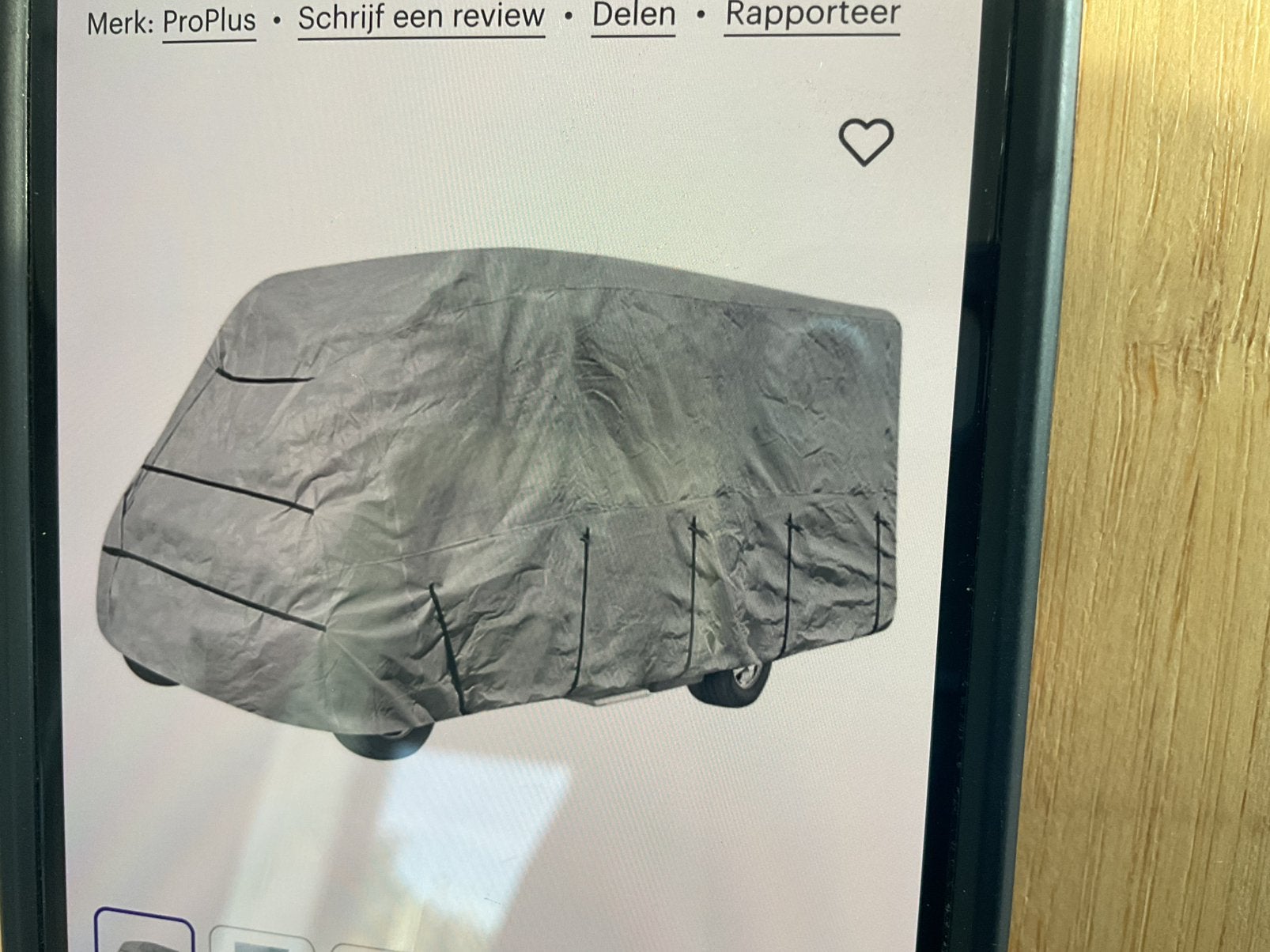 Camper hoes voor een buscamper 6,50m, Ophalen, Zo goed als nieuw
