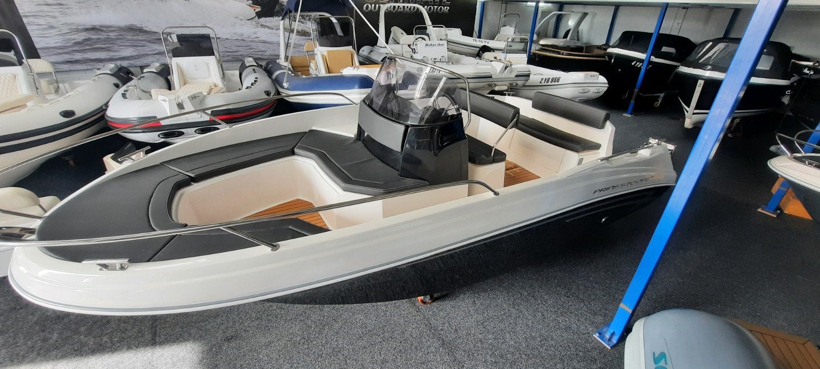 prins 570 open consoleboot suzuki 115 pk bj 2021, Watersport en Boten, Kano's, Ophalen, Zo goed als nieuw, Drie personen of meer