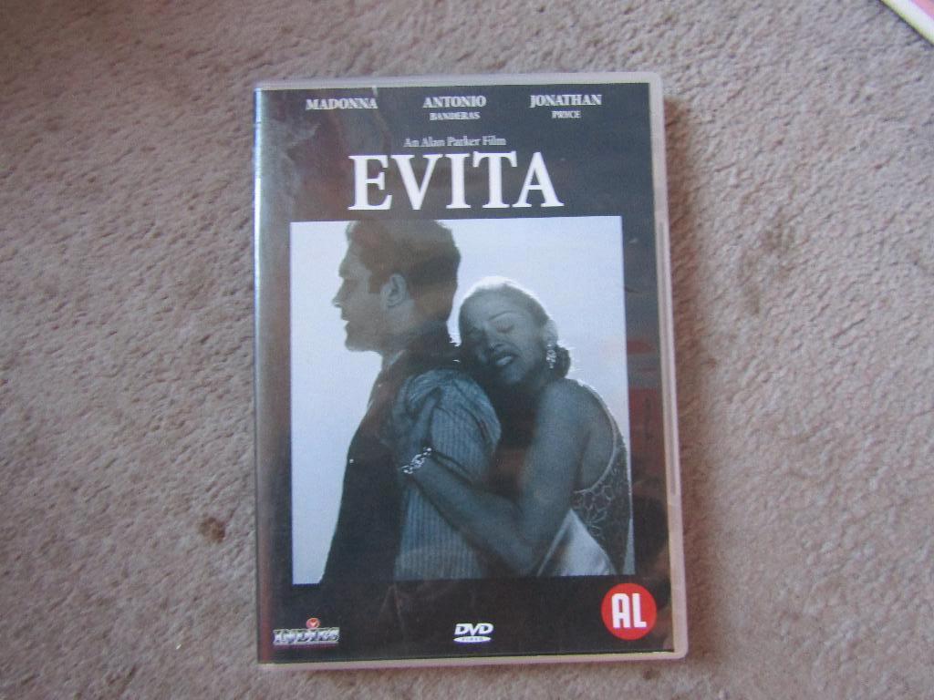 DVD: Evita met o.a Madonna, Alle leeftijden, Ophalen of Verzenden, Gebruikt, Drama