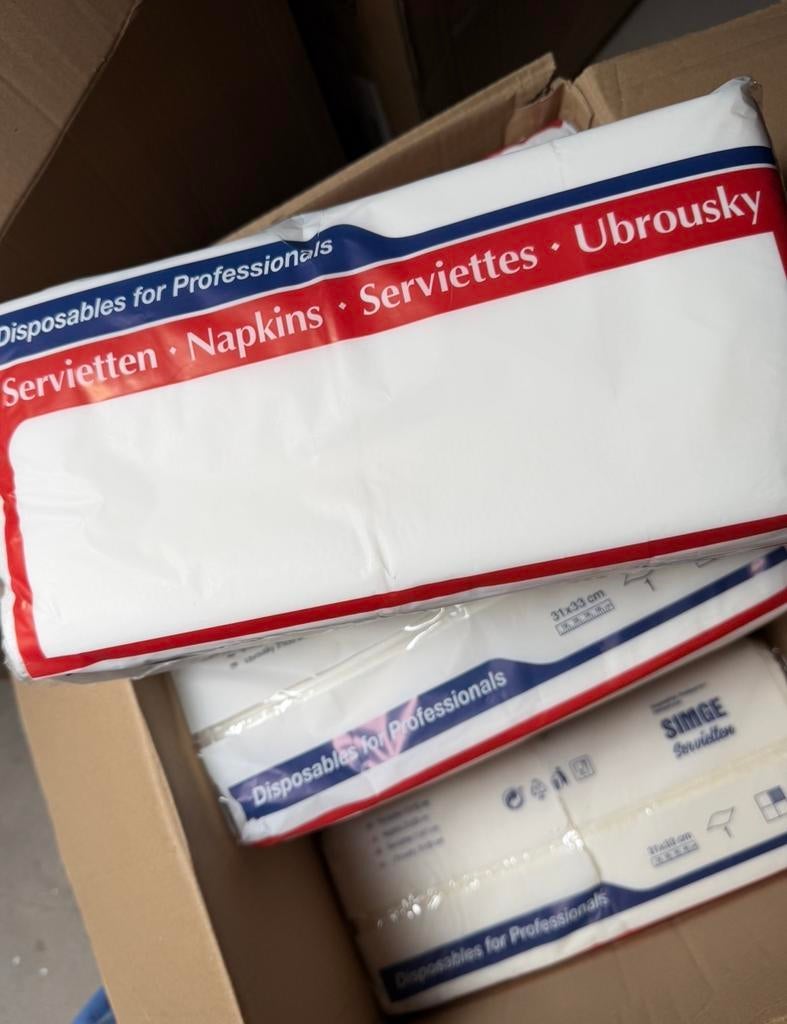 Servetten Simge - 1-lagig, Overige typen, Nieuw, Papier/karton, Ophalen of Verzenden