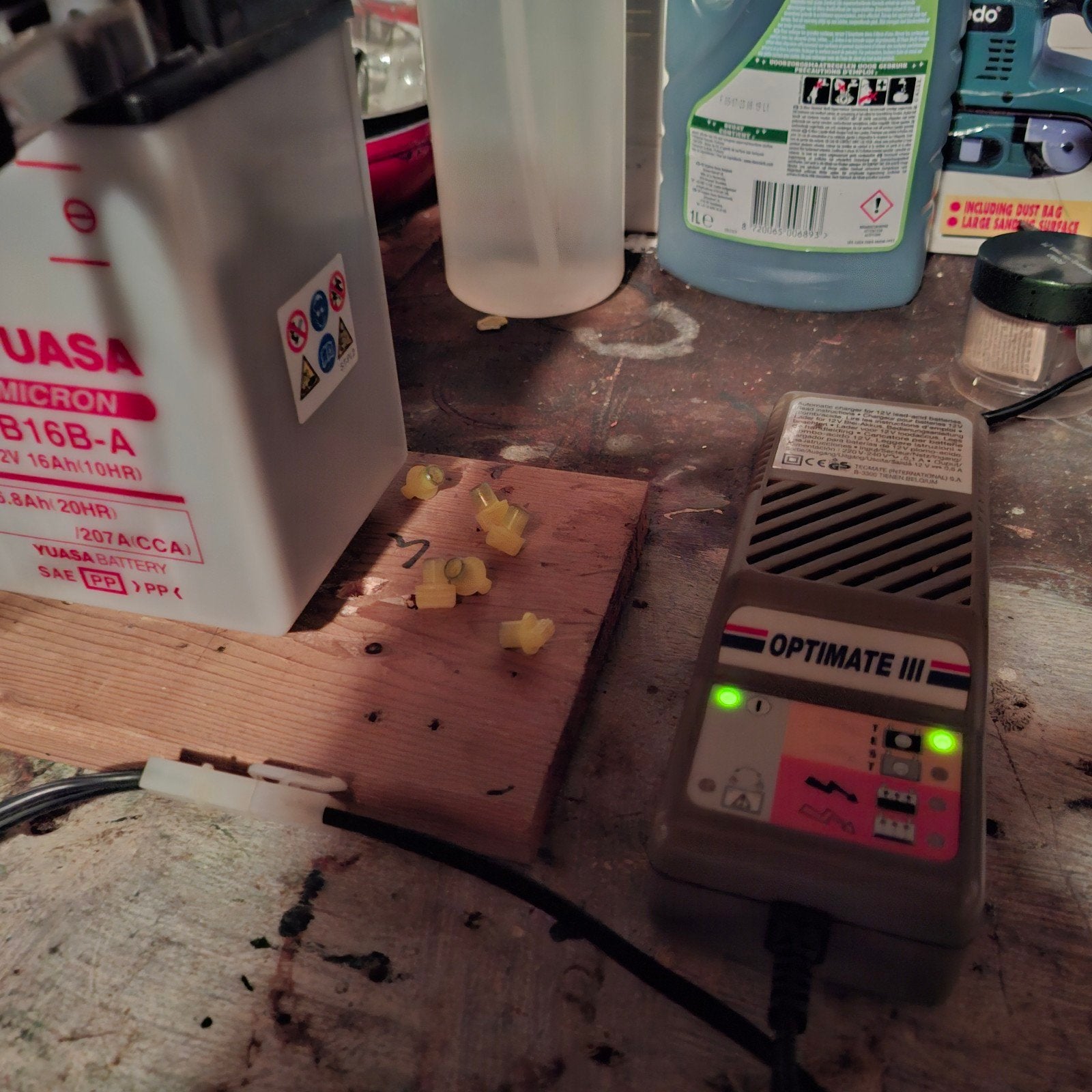 Optimate 3 druppellader, Motoren, Ophalen