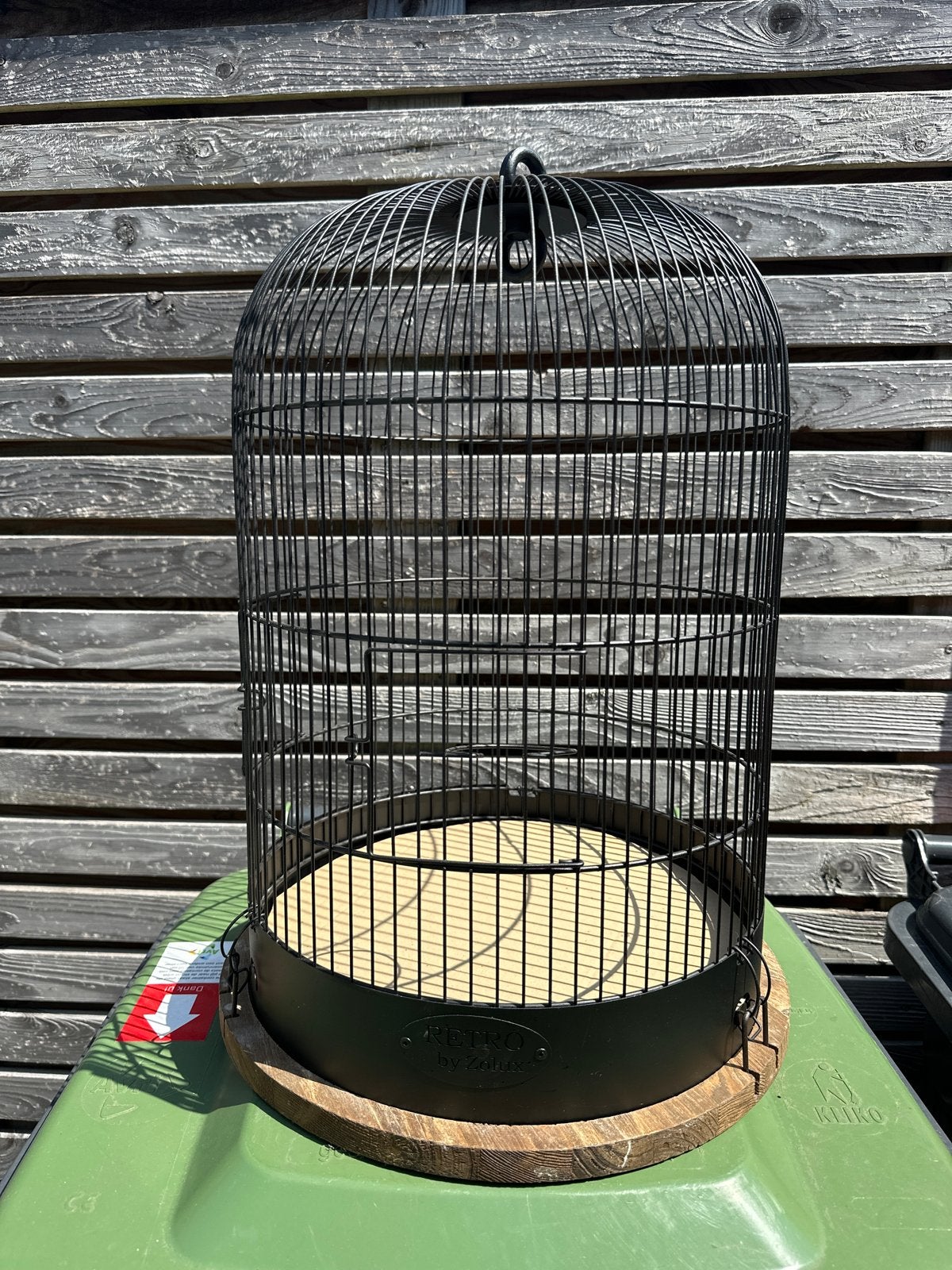 Vogel kooi retro zelux, Dieren en Toebehoren, Ophalen of Verzenden, Zo goed als nieuw, Metaal, Vogelkooi