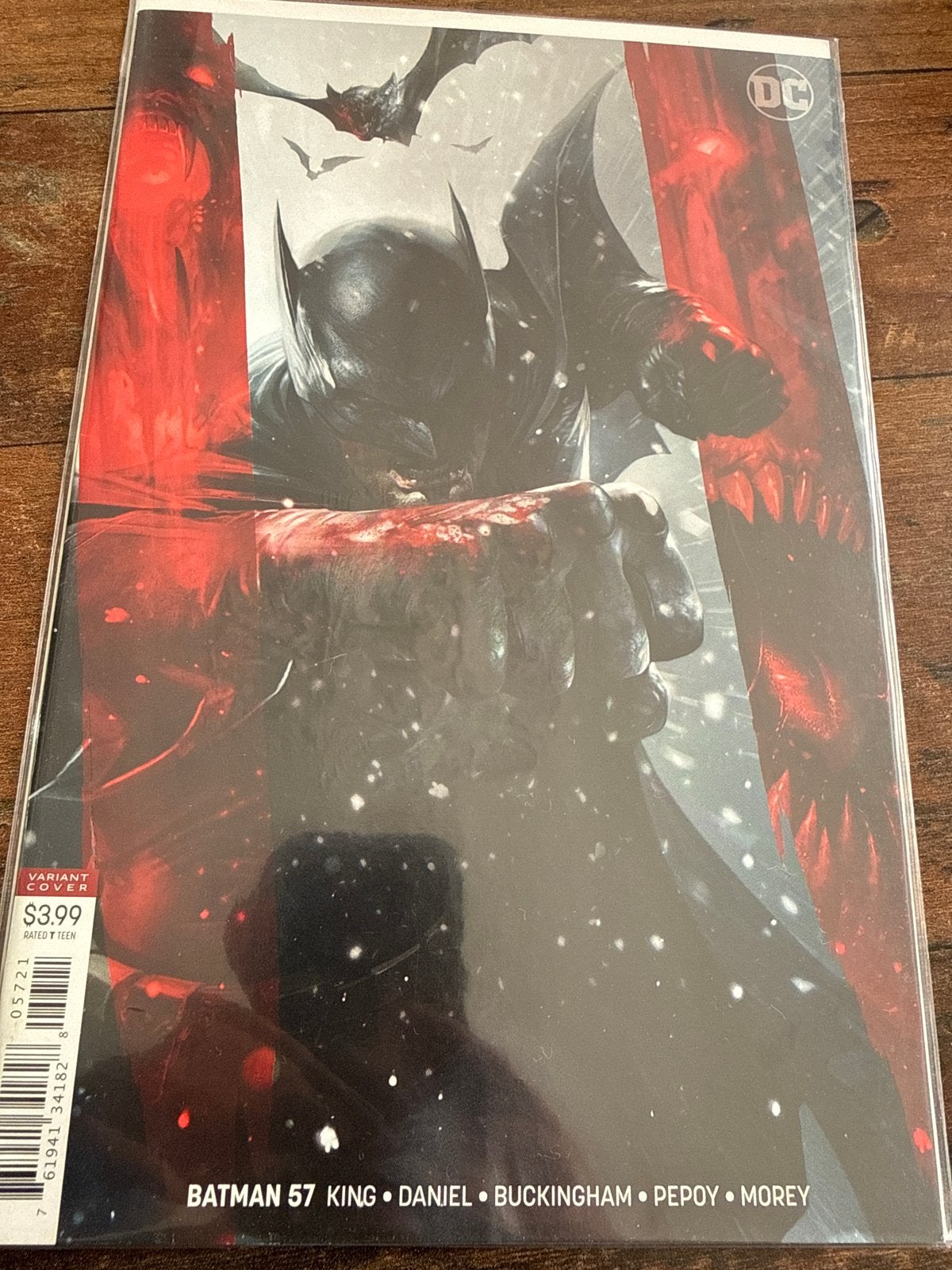 Batman 57 DC Comics Variant Cover - Zo goed als nieuw, Eén stripboek, Ophalen of Verzenden, Nieuw
