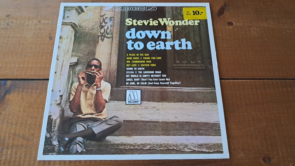 lp album Stevie Wonder ‎- Down To Earth ( Funk / Soul ), LP, Gebruikt, Funk, Reissue