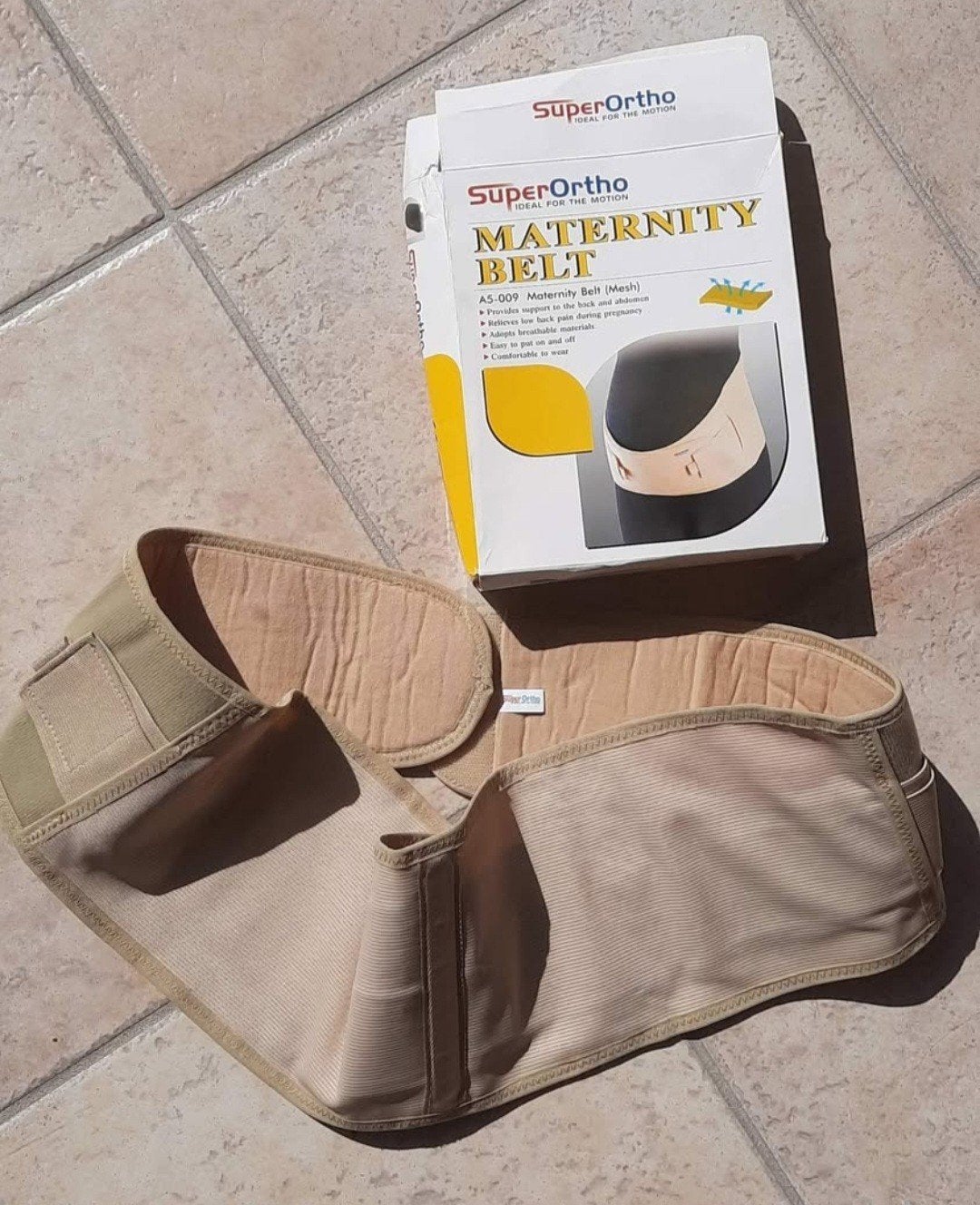 Super ortho maternity belt / zwangerschapsband maat L, Ophalen