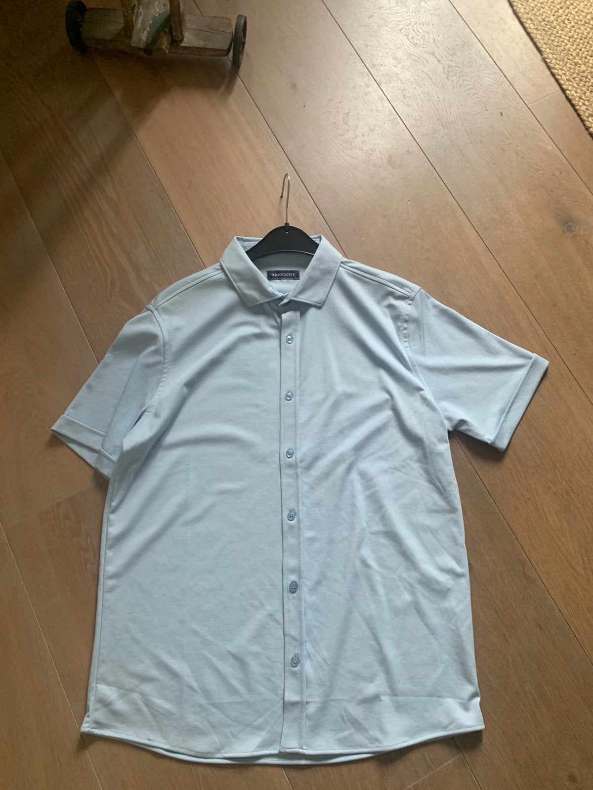 Licht blauwe polo maat L, Ophalen of Verzenden, Nieuw, Blauw, Halswijdte 41/42 (L)