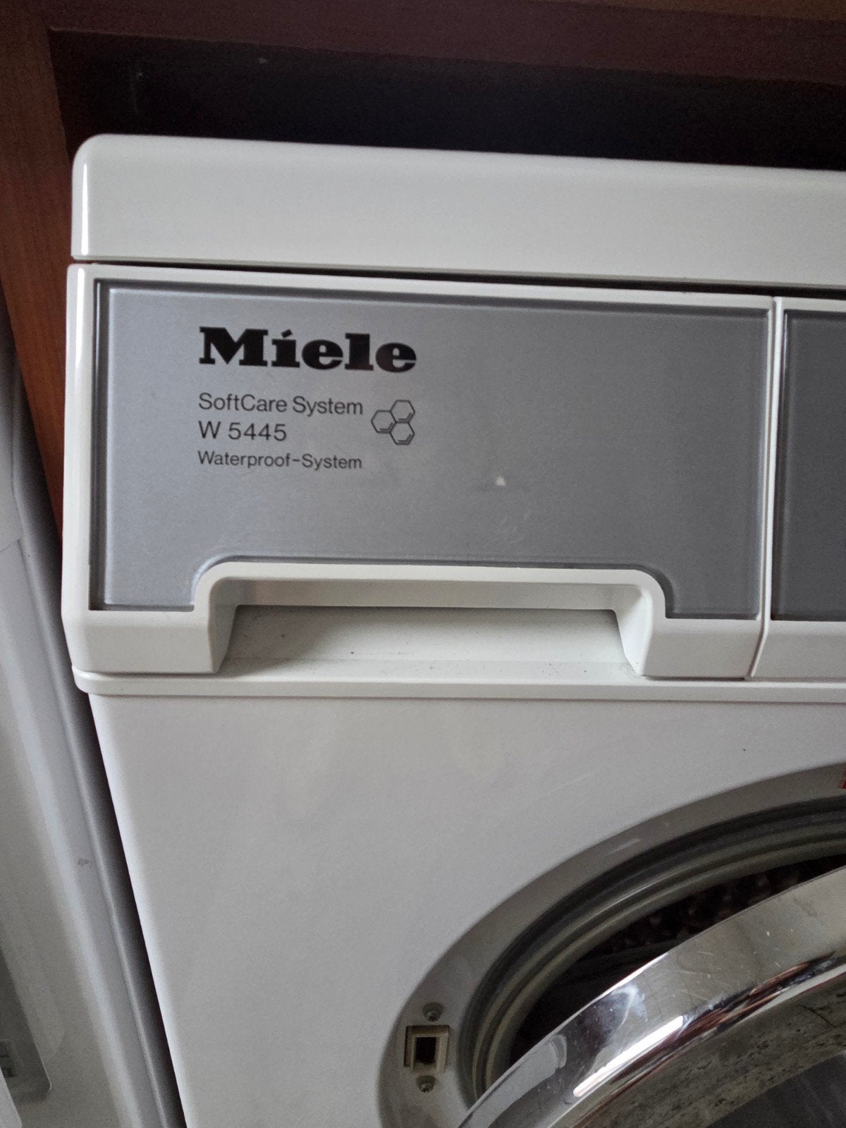 Te koop miele wasmachine w5445, Ophalen, Gebruikt, 1200 tot 1600 toeren, 85 tot 90 cm