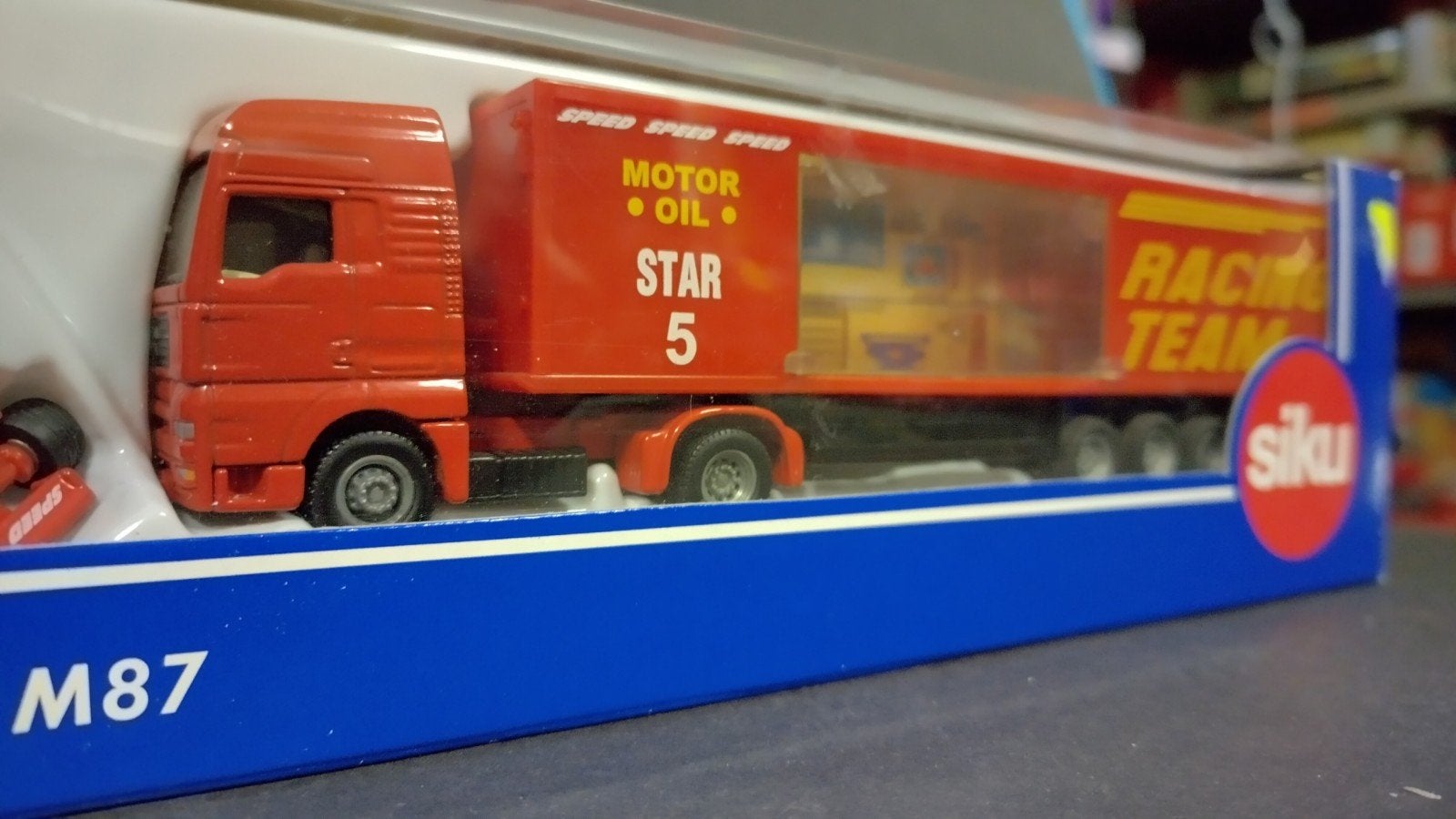 Man TGa Race Transporter F1 Ferrari Formule 1 1:87 Siku pol, Hobby en Vrije tijd, Modelauto's | 1:87, Verzenden, Nieuw, Sieper