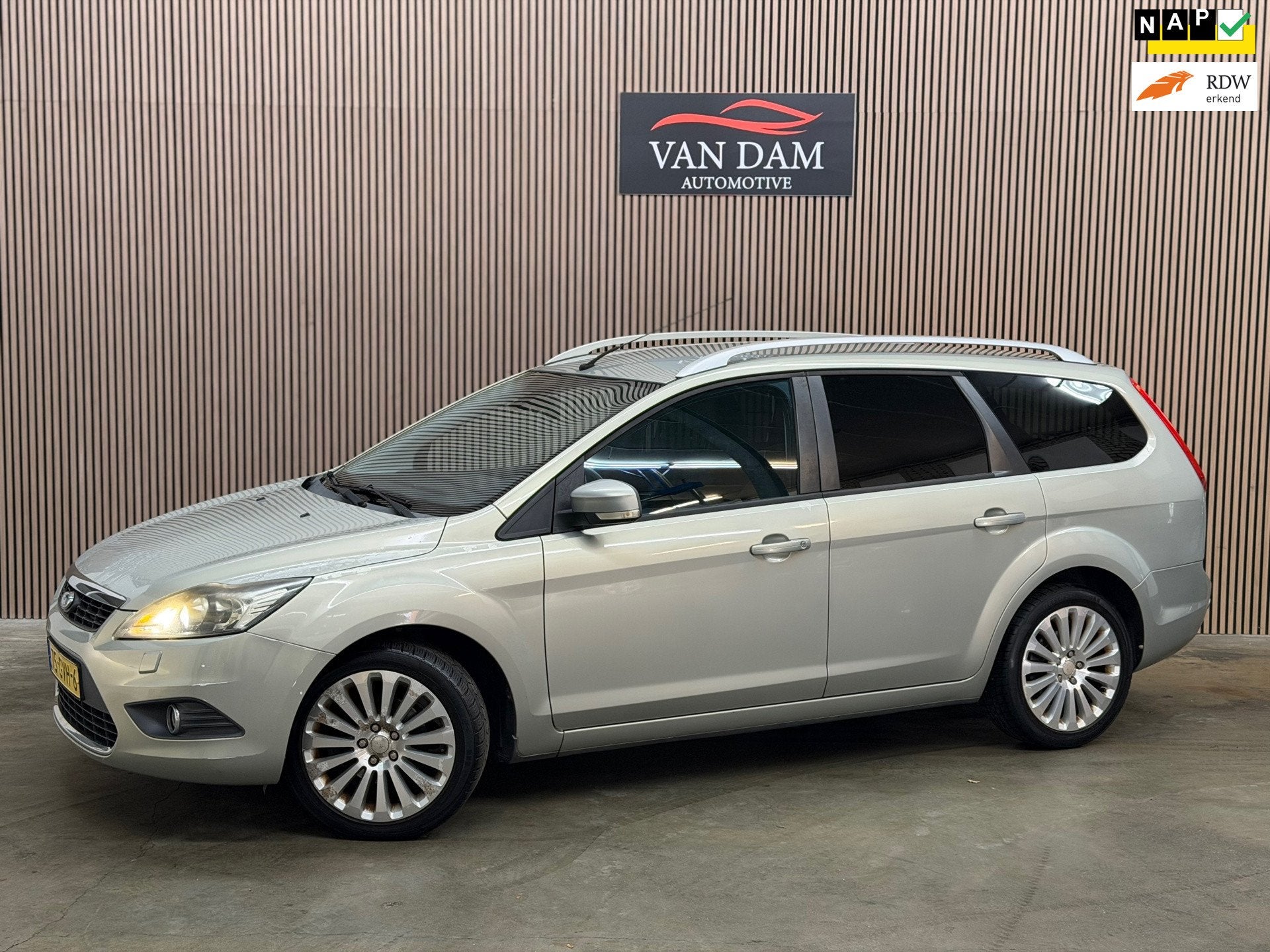 Ford Focus Wagon 1.6 Titanium 2008 NAP AUTOMAAT CRUISE KEYLE, Auto's, 1596 cc, 101 pk, Gebruikt, 4 cilinders