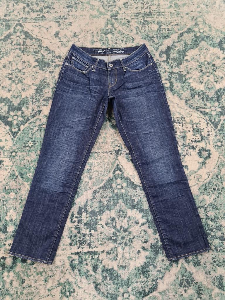 Levi’s Bold curve skinny W28 L30 Dames Tulsi2832 Low-rise, Blauw, Ophalen of Verzenden, Zo goed als nieuw, W28 - W29 (confectie 36)