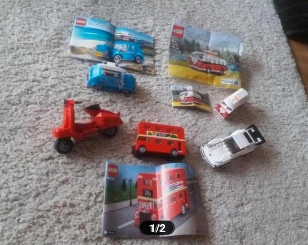 Lego voertuigen in mooie staat
40079 Vw T1 met geprint 2x2 t, Kinderen en Baby's, Speelgoed | Duplo en Lego, Ophalen of Verzenden