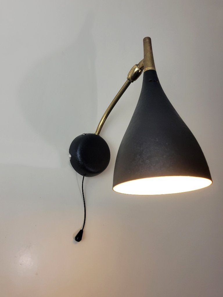 Mid Century Modern wandlamp van Cosack Leuchten, Gebruikt, Meerkleurig, Ophalen of Verzenden, Overige merken