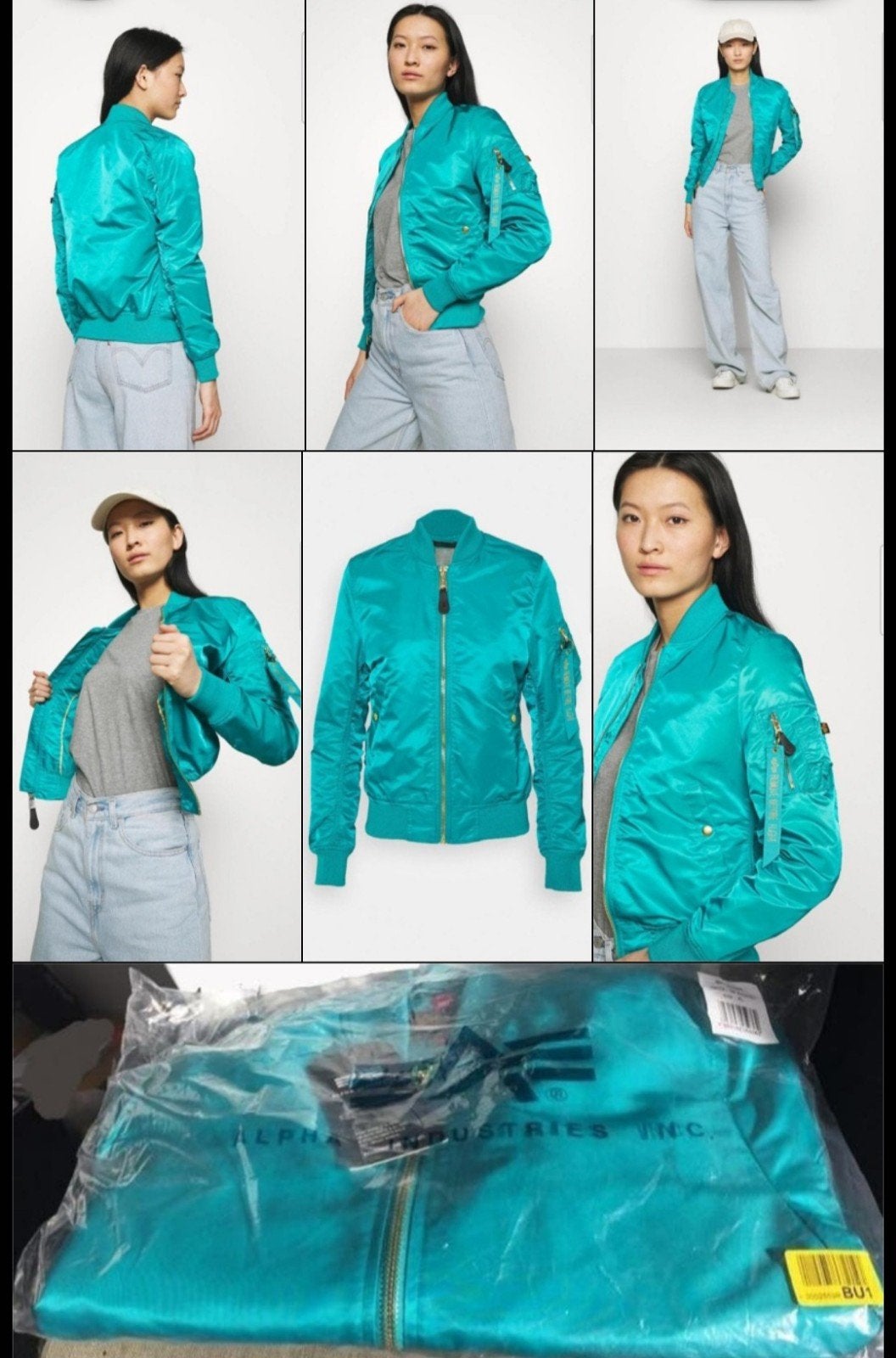 Nieuw Alpha Industries blue lagoon XL jas., Ophalen, Nieuw, Maat 46/48 (XL) of groter, Blauw