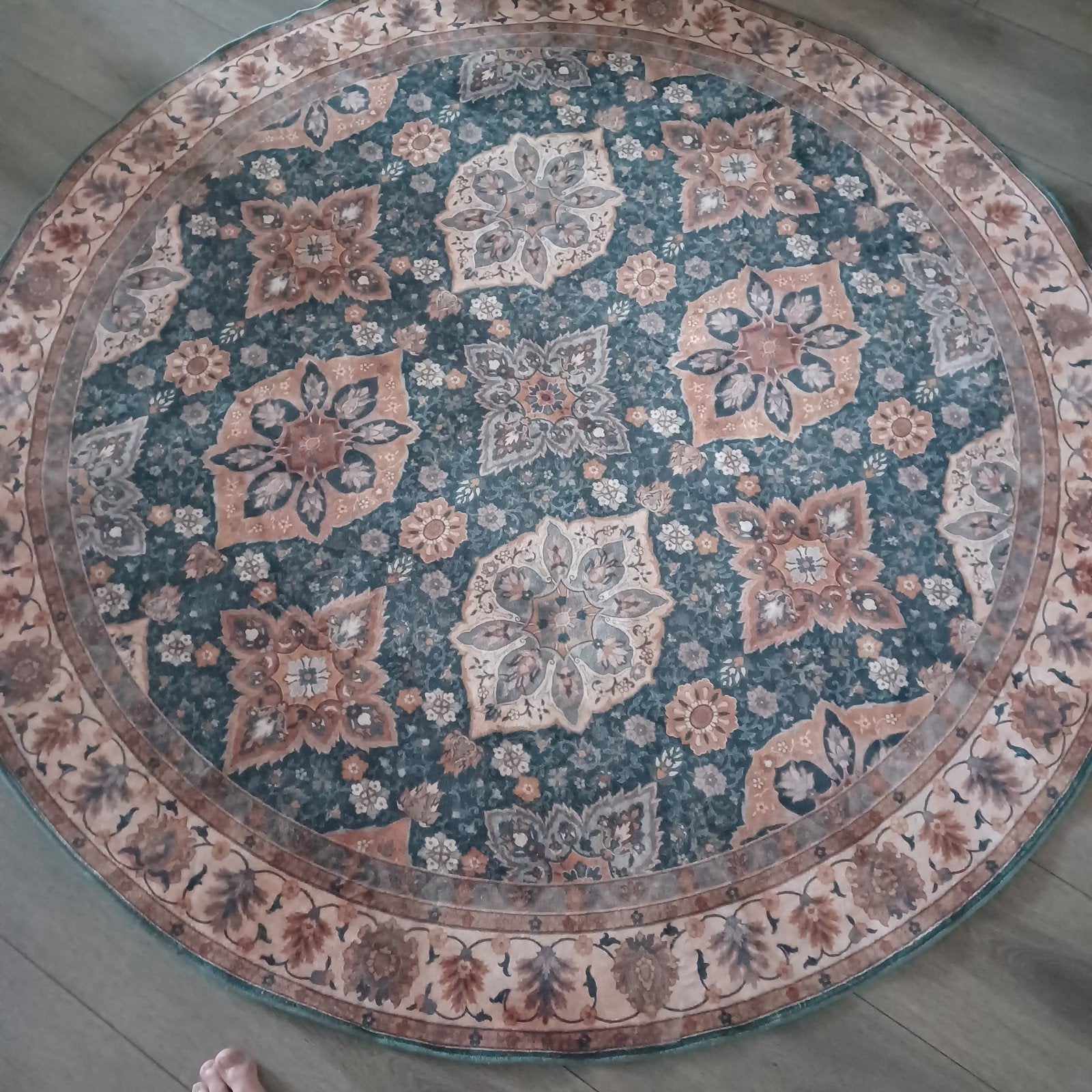 Nieuw rond vloerkleed 160 cm - te klein voor ons, Ophalen, 150 tot 200 cm, Rond, Nieuw