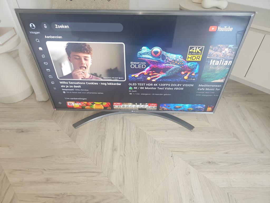 LG SMART TV 43 INCH 4K UHD WEBOS AIRPLAY 2, 50 Hz, Ophalen of Verzenden, Zo goed als nieuw, 100 cm of meer