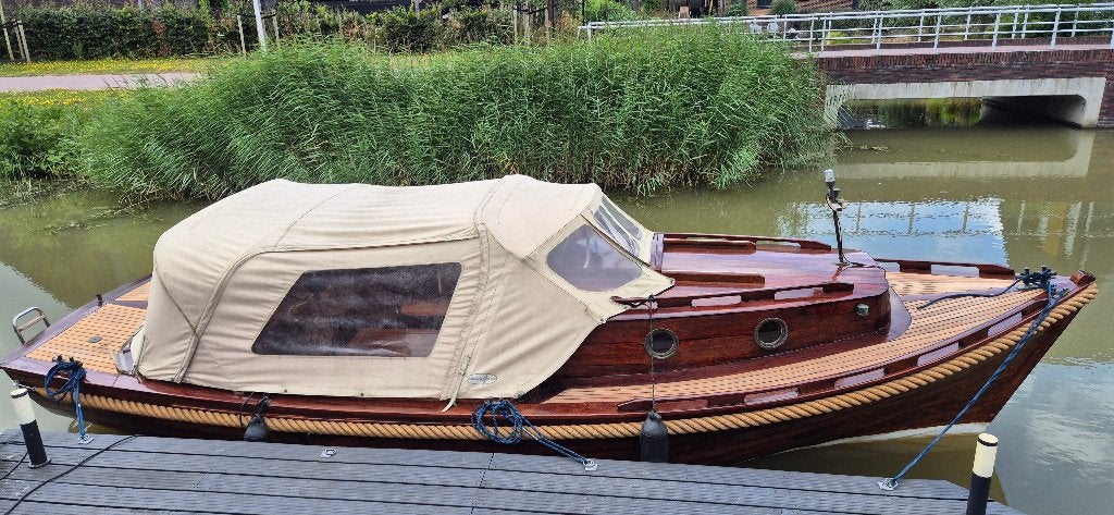 T.E.A.B. Baco 720 Weekender Houten sloep 2012, Watersport en Boten, Sloepen, 29 pk, Binnenboordmotor, 1.00 - 1.50 meter, Diesel