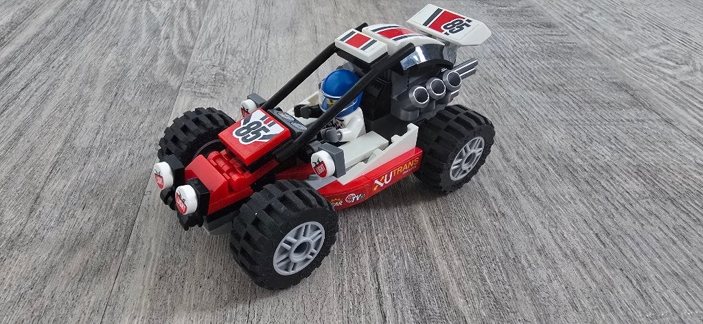 Lego 60145 buggy compleet met boekje en poppetje, Lego, Ophalen of Verzenden, Compleet, Complete set