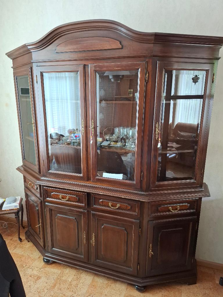 Vitrine kast Casa Miliano, Ophalen, Gebruikt, Met deur(en), 150 tot 200 cm
