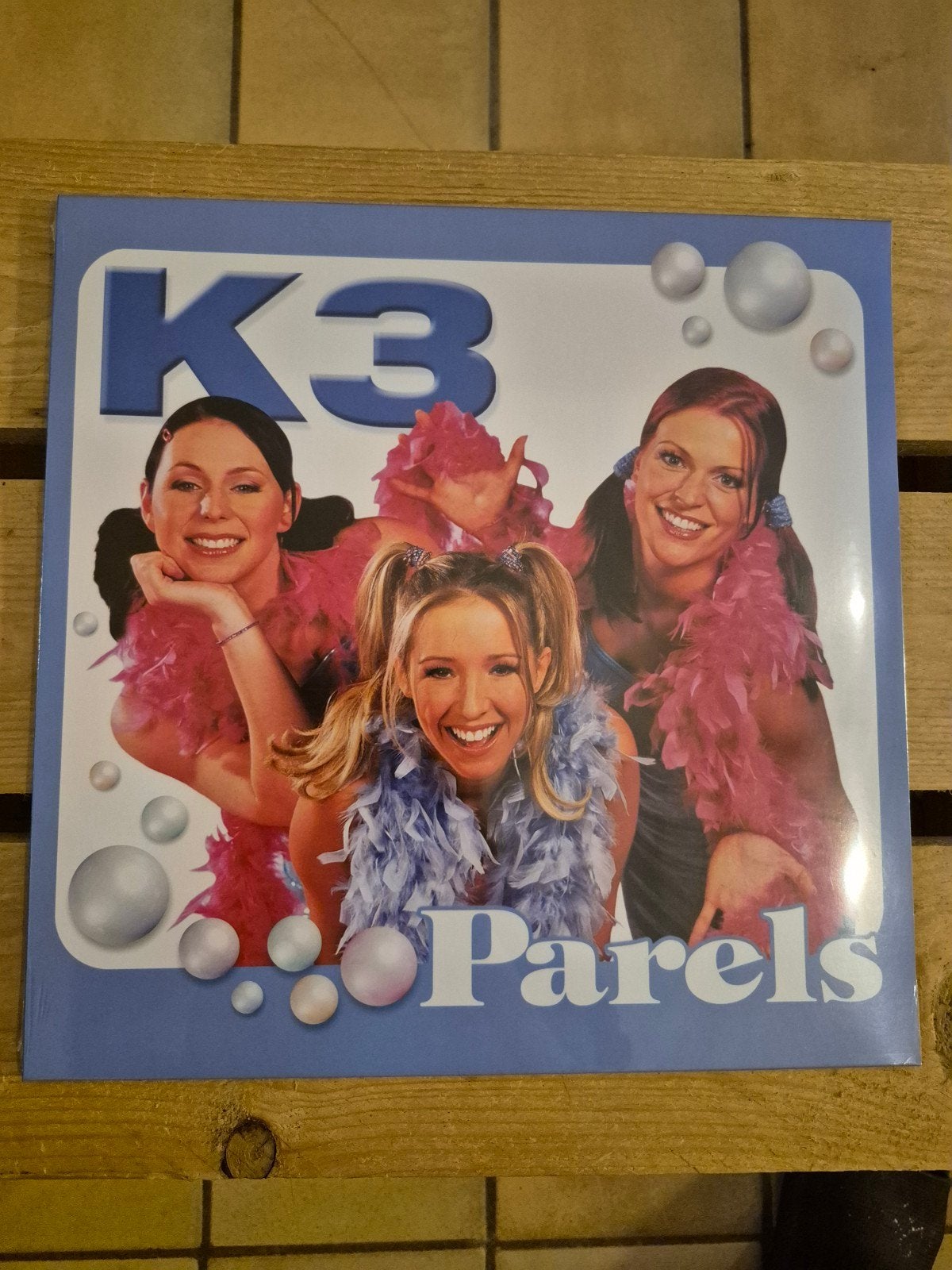 Gesealde BLAUWE vinyl "Parels" van K3 originals, Ophalen of Verzenden, Nieuw in verpakking