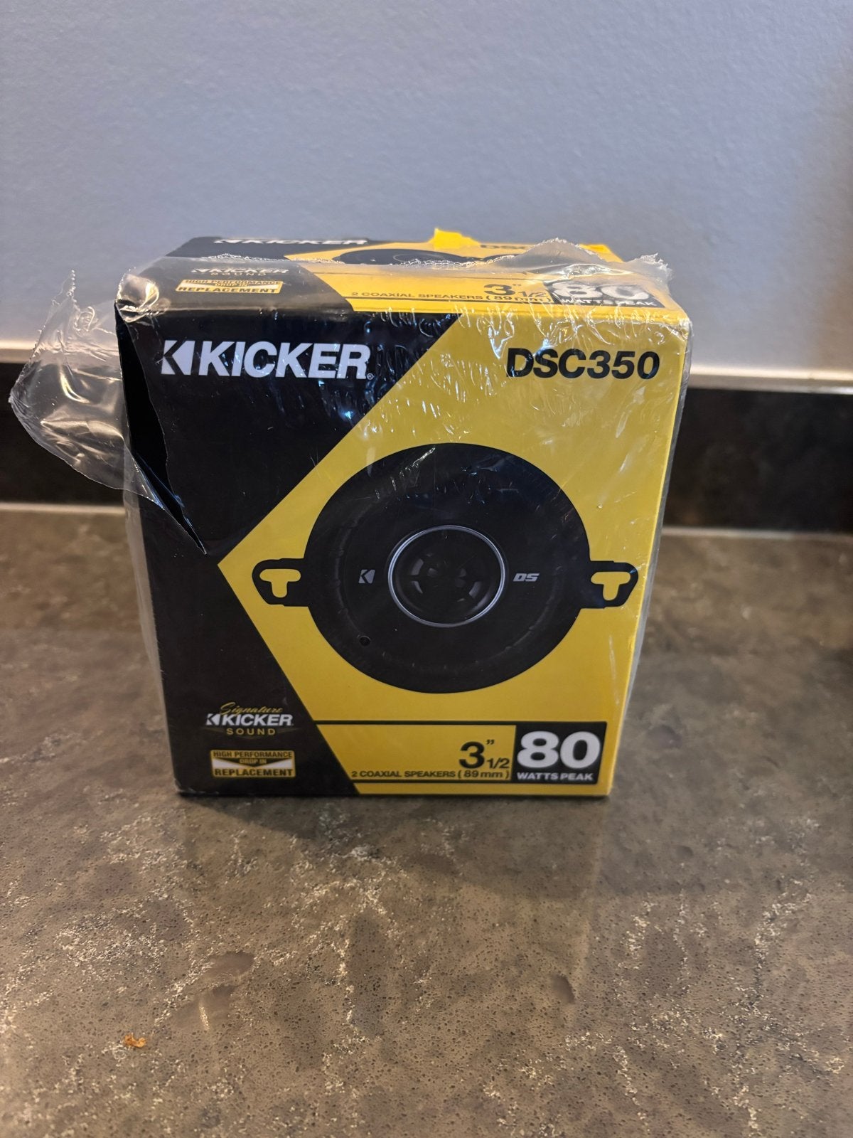 Kicker DSC350 3.5" 80 Watt Coaxiale Auto Speakers, Auto diversen, Ophalen of Verzenden, Nieuw