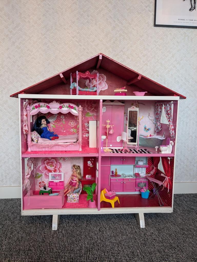 Poppenhuis met Pip behang, Barbies en accessoires, Ophalen