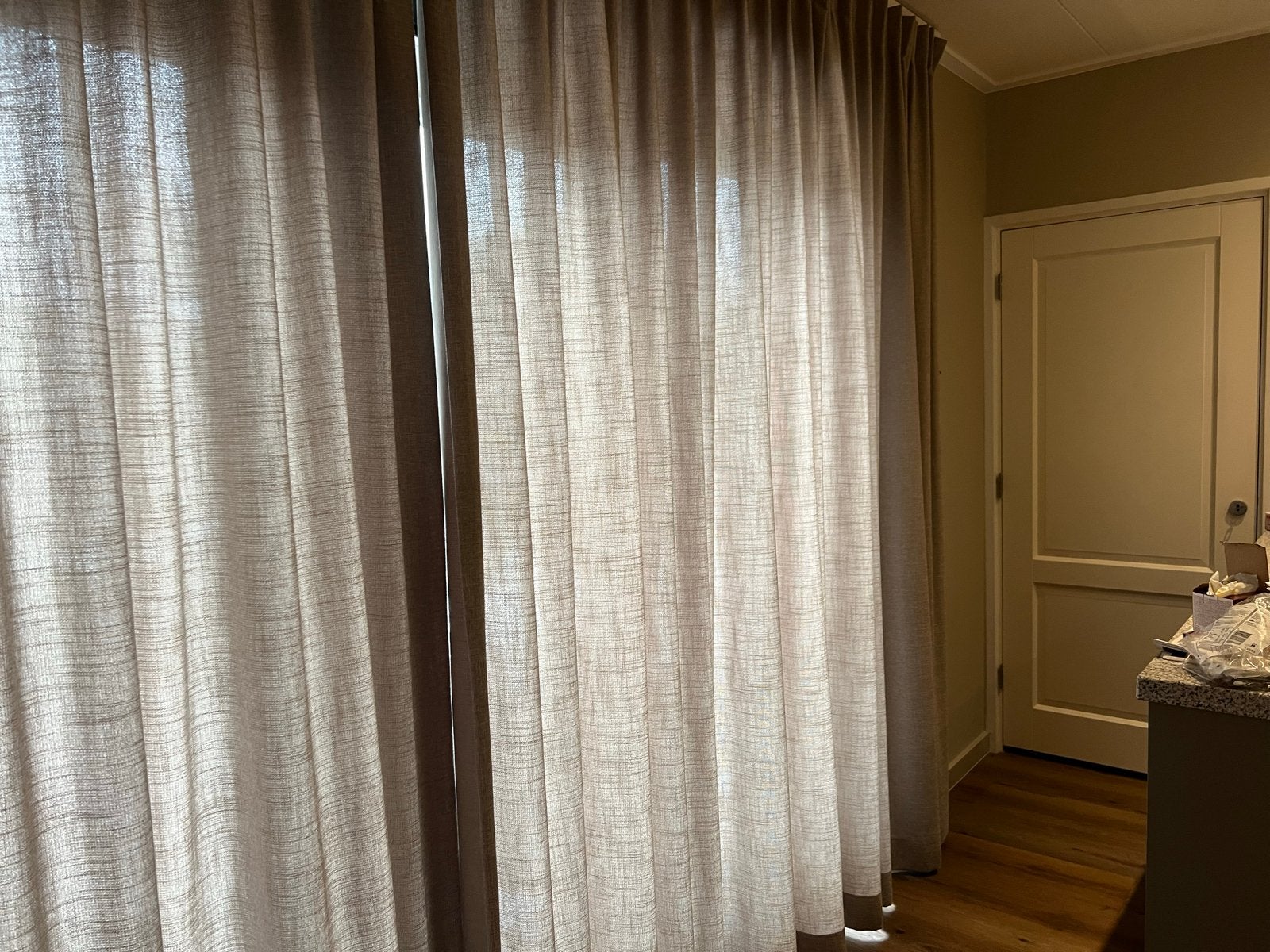 Gordijnen set voor woonkamer en keuken