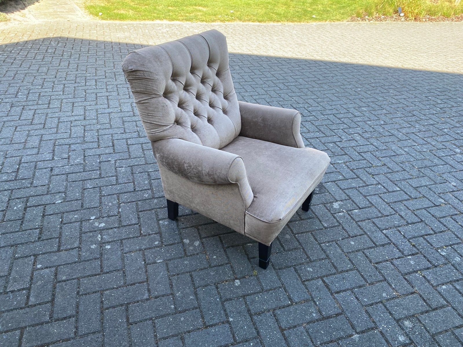 Olav fauteuil - Comfortabele en stijlvolle stoel, Ophalen, Gebruikt, 75 tot 100 cm, Stof