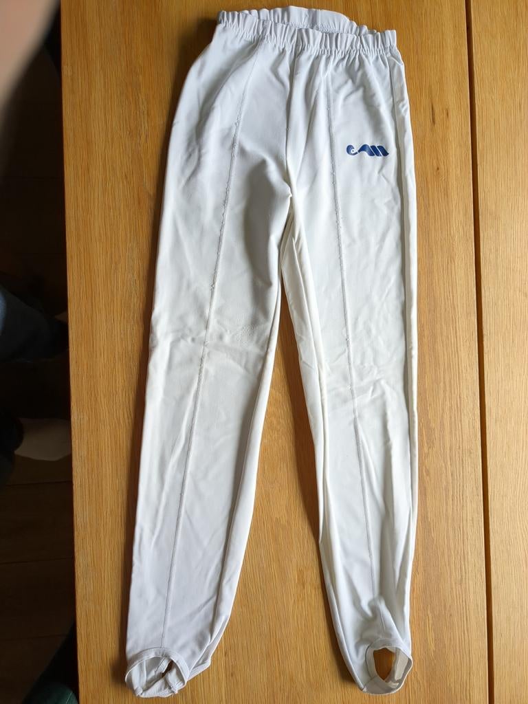 Turnbroek Christian Moreau wit - mt 9-10 jaar, Gebruikt, Wit, Turnbroekje, Kindermaat 122 t/m 140